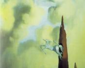 萨尔瓦多 达利 : 清晨柏树枝的骨化